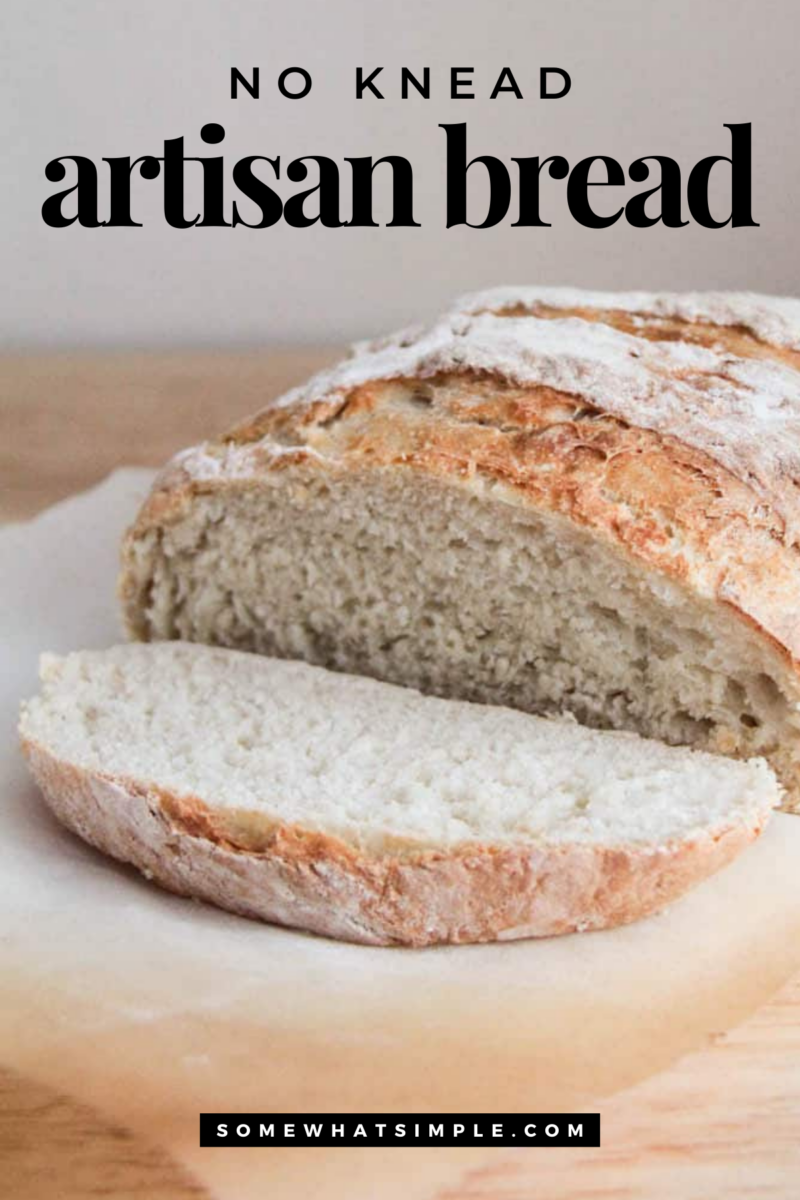 sliced loaf of artisan bread