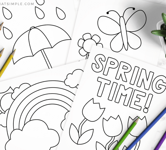 Free Printable Spring Coloring Pages