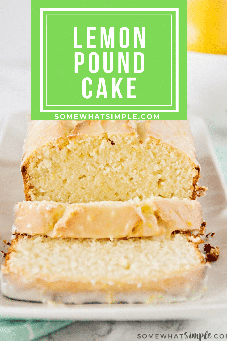 This delightfully sweet and tart lemon pound cake recipe is the perfect dessert for spring! It's easy to make and is bursting with fresh lemon flavor. This sweet lemon dessert will quickly become your favorite! #lemonpoundcake #lemonpoundcakerecipe #lemonpoundcakewithglaze #moistlemonpoundcakerecipe #easylemonpoundcake via @somewhatsimple