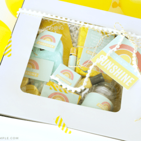 box with yellow gift ides