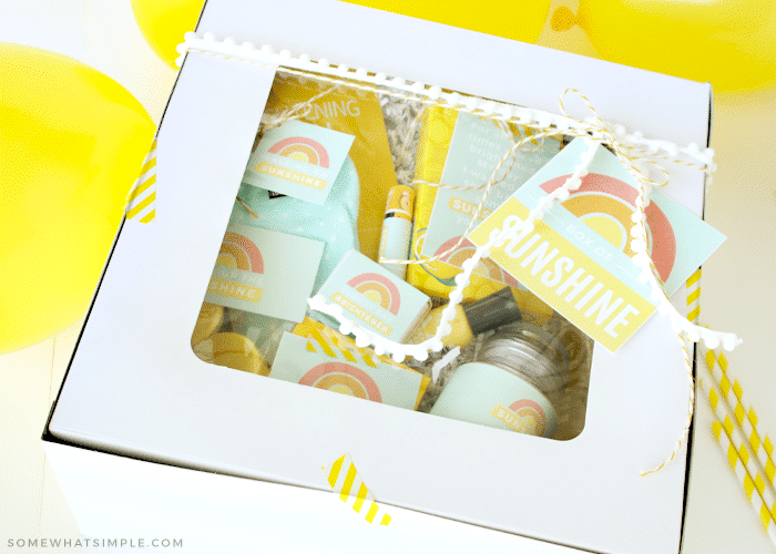Box Of Sunshine A Thoughtful Gift Idea Somewhat Simple