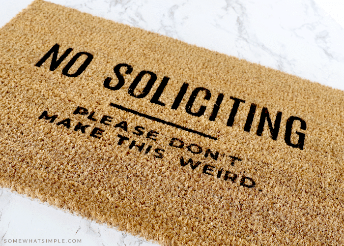 Humorous Welcome Mats