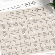 kindness challenge free printable calendar
