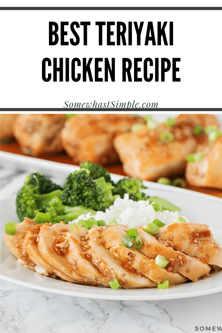 Using only 2 ingredients, this is the easiest teriyaki chicken recipe you will ever make! I'll show you how to make it in the oven and in a crock pot. Dinner will smell amazing all day and taste delicious tonight! #crockpotchickenteriyakirecipe #crockpotrecipe #howtomaketeriyakichicken #easydinner #teriyakichicken via @somewhatsimple