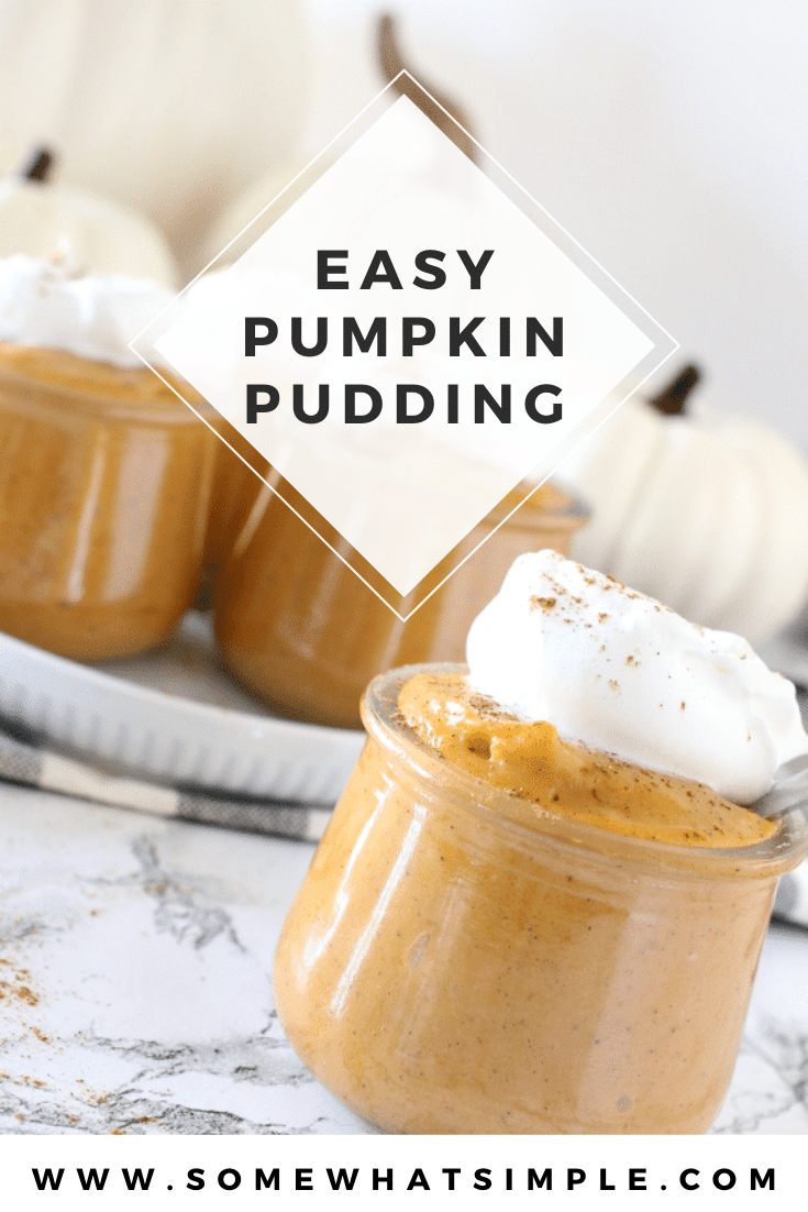 This pumpkin pudding recipe is the best I've ever made. It's creamy, sweet, and chilled to perfection! This easy recipe only takes 5 minutes to prepare and it tastes exactly like pumpkin pie without the crust! It's incredibly delicious and makes the perfect fall dessert recipe. via @somewhatsimple