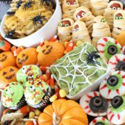 festive food for a halloween lunch for kids