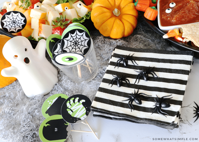 Halloween food printables