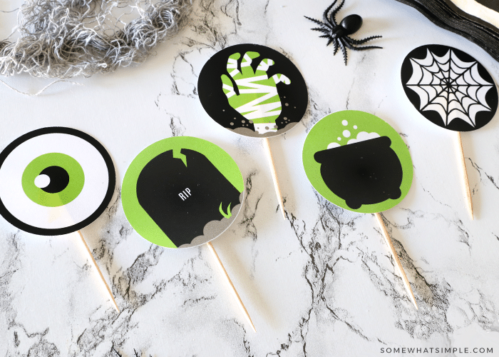 food toppers for a halloween party