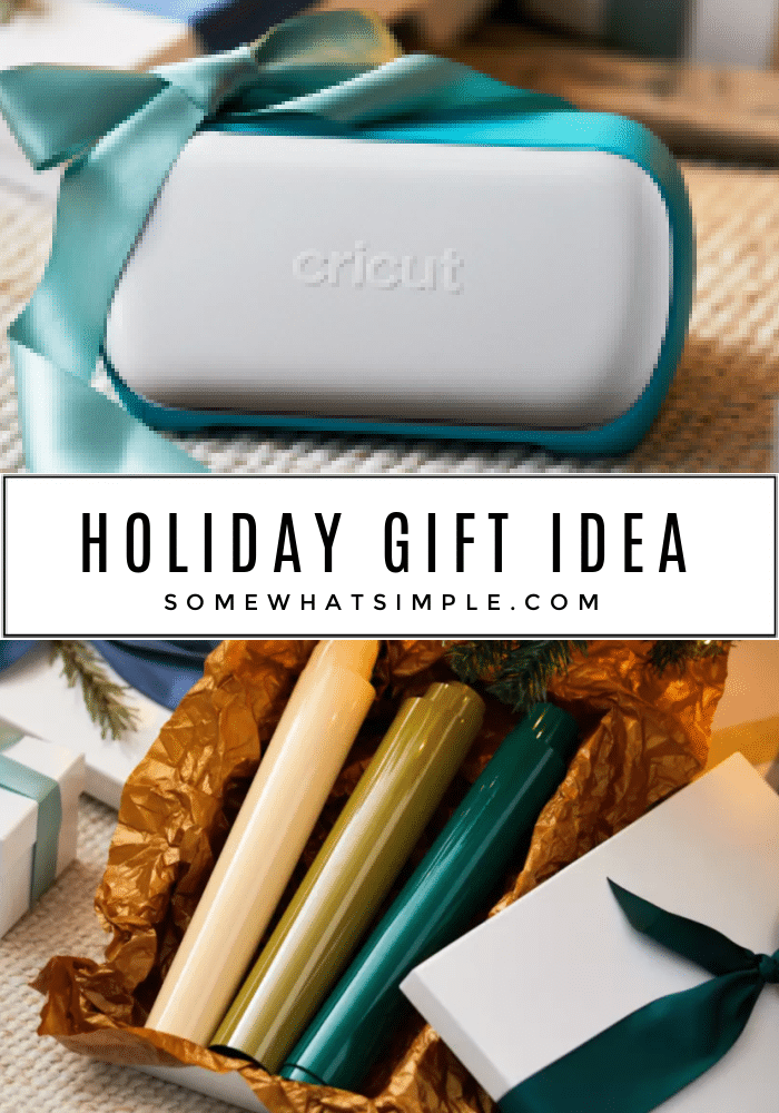 This holiday season, give the gift that keeps on giving! A Cricut Joy and my favorite accessories are the perfect holiday gift idea! via @somewhatsimple