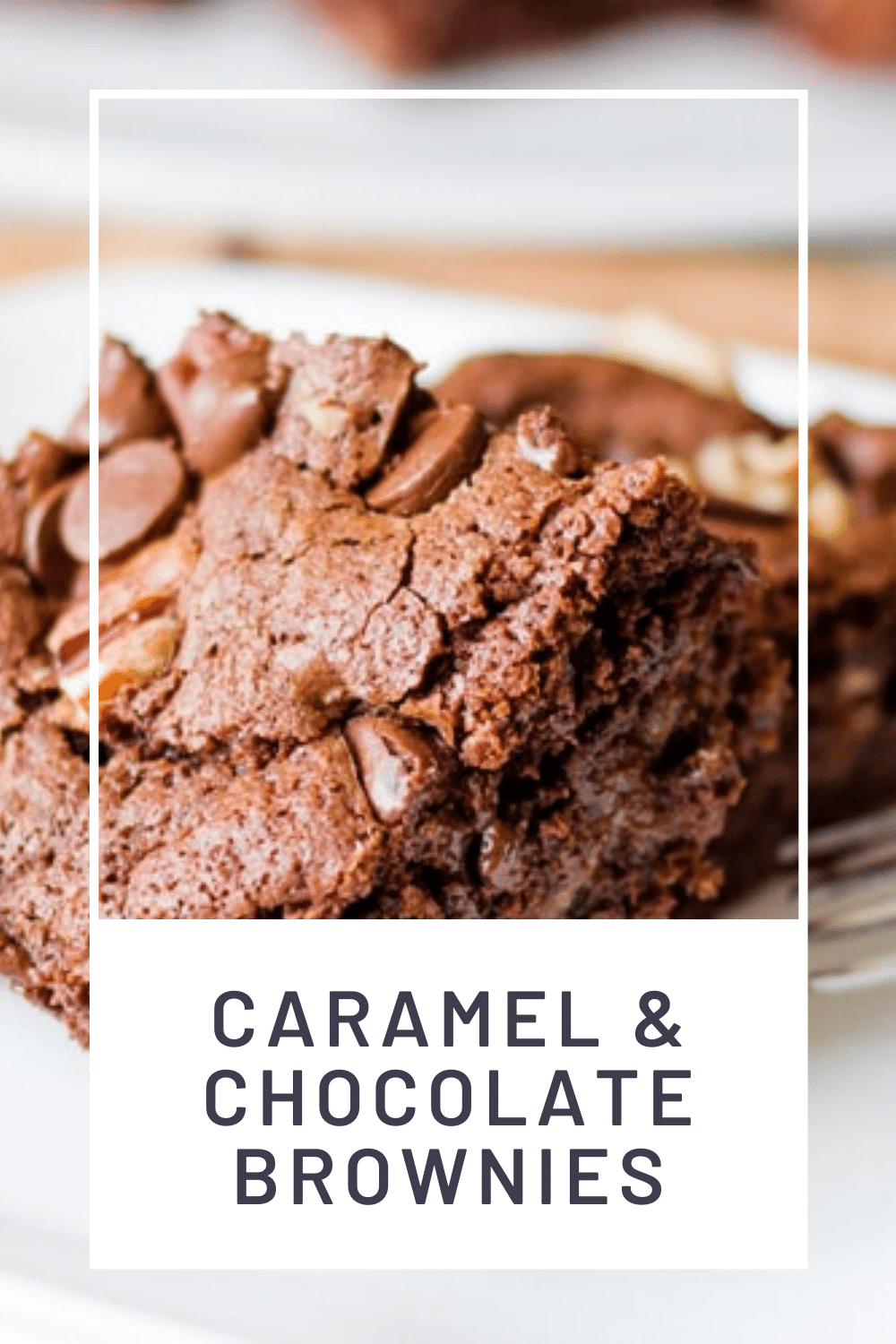 Chocolate and caramel brownies are a match made in heaven. Add pecans and you have unbeatable brownie recipe that are perfect for any occasion! These homemade brownies are made from scratch, so you know they're good. Plus, this recipe is so easy to make too! via @somewhatsimple