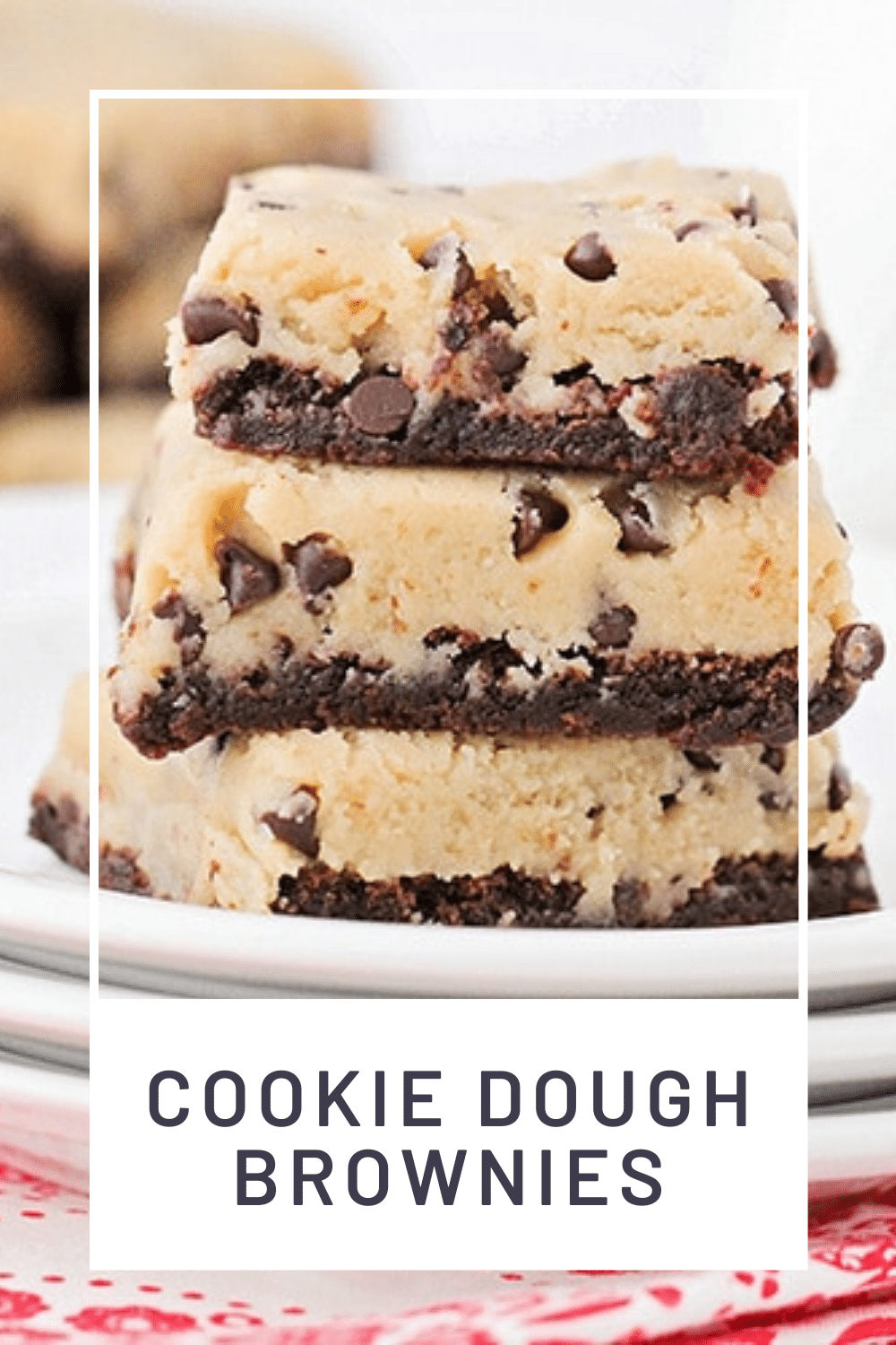 These cookie dough brownies are so rich and decadent! A fudgy chocolate brownie layer topped with eggless cookie dough, for an unforgettable dessert! They are the perfect combination of my two favorite treats; brownies and chocolate chip cookies. via @somewhatsimple