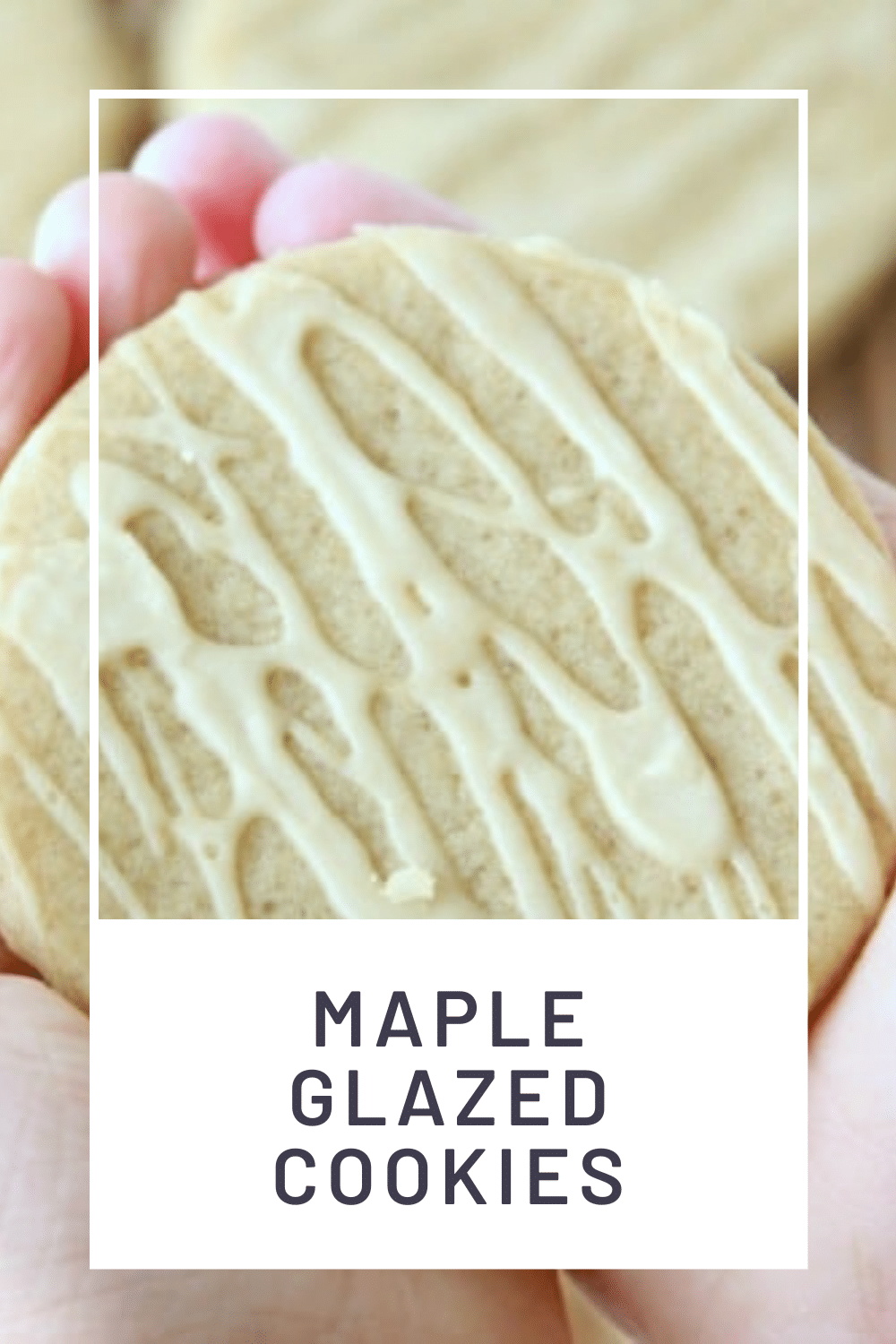 Maple sugar cookies are the perfect fall cookie recipe! A light drizzle of maple glaze is the perfect finish for these simple, delicious cookies! If you're looking for a unique and delicious cookie recipe, you're going to love these! via @somewhatsimple