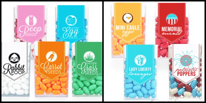 Tic tac labels