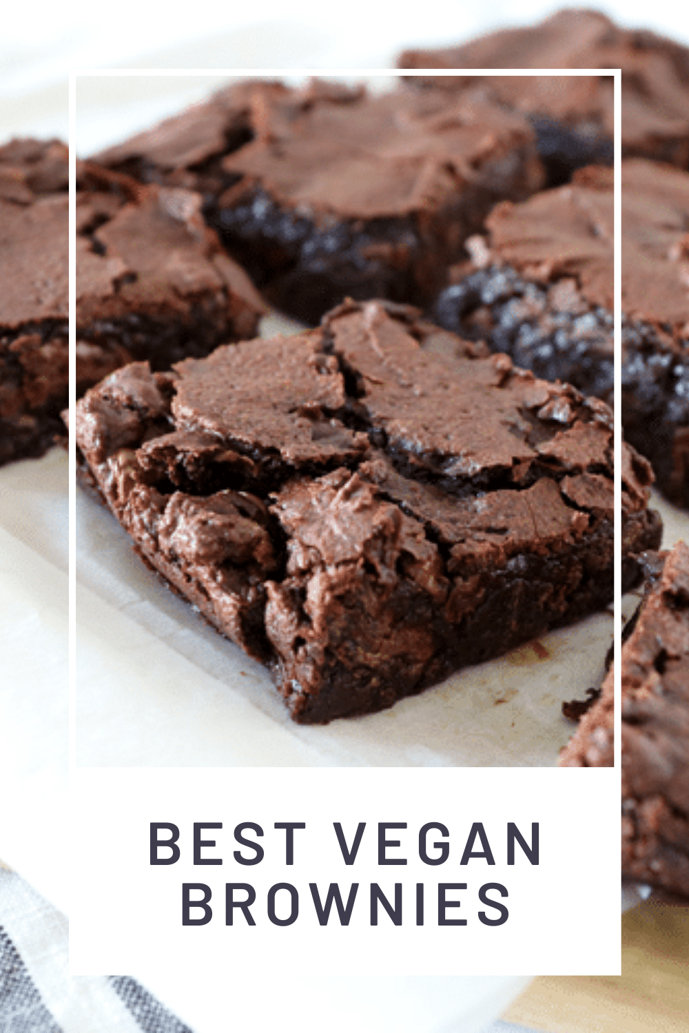 These are hands-down the best vegan brownies you'll ever eat. This recipe is made without eggs or dairy. The vegan brownies turn out fudgy and rich every time and are so easy to make! These taste so good, you'll never know they were healthier. via @somewhatsimple