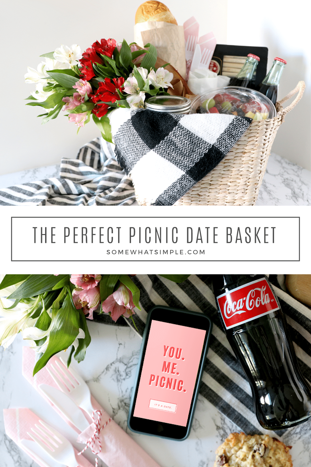 Going on a picnic date is a fun way to celebrate Valentine's Day with your sweetheart. Here's how to make the day absolutely perfect! via @somewhatsimple