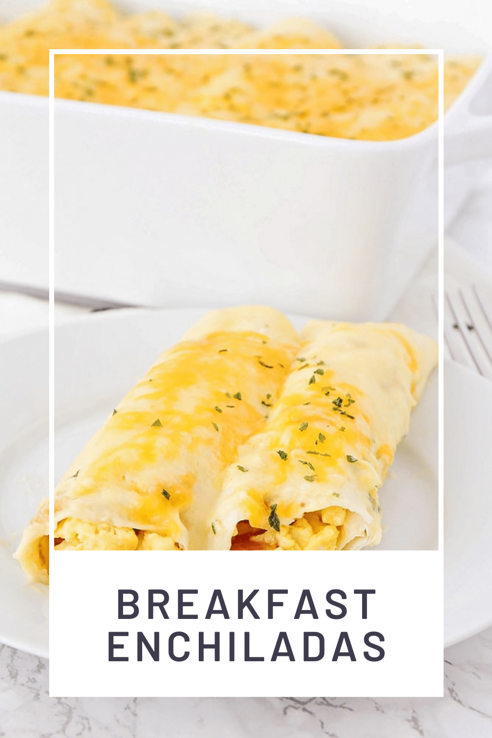 These amazing breakfast enchiladas are a fun twist on a traditional breakfast recipe! They're loaded with eggs, bacon, and cheese, and they are so delicious! The best part is that these breakfast enchiladas are that they can be frozen so you can make them ahead of time. via @somewhatsimple