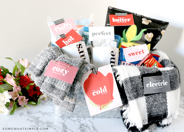 Baby it's cold outside shop gift basket