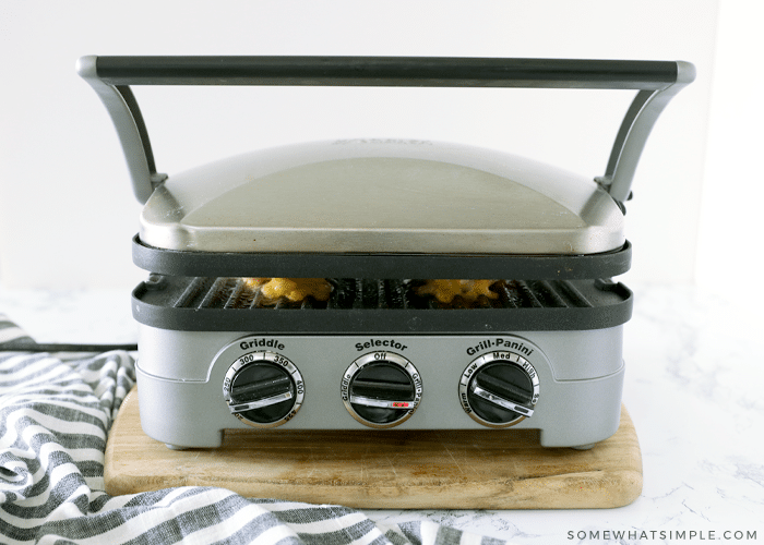 chicken on an indoor grill