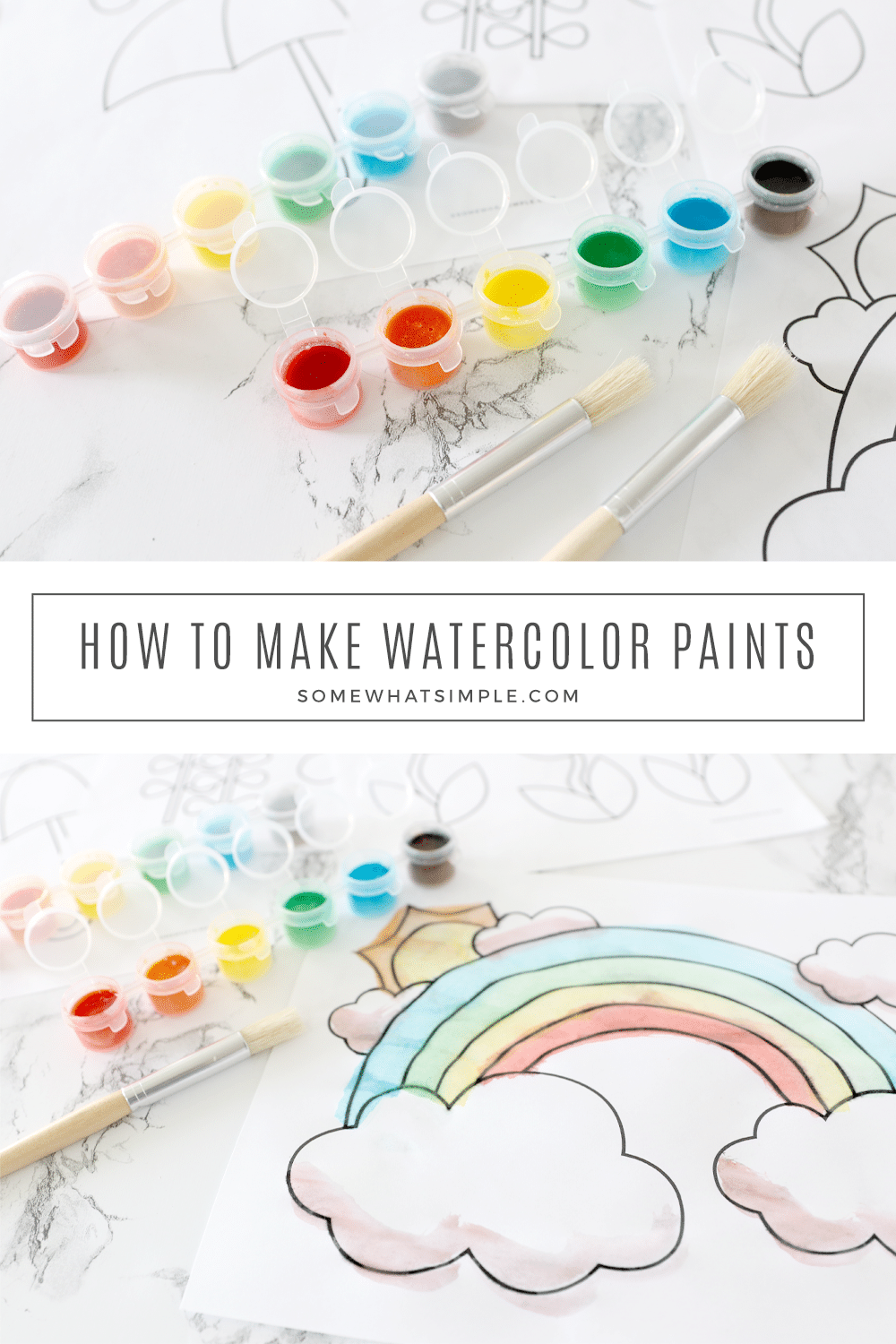 Handmade Watercolor Paint From Somewhat Simple 