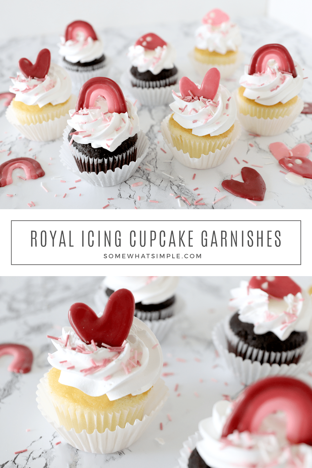 Learn how to use royal icing for cupcakes and baked goods with this simple tutorial! It's easy to do and tasty too! via @somewhatsimple