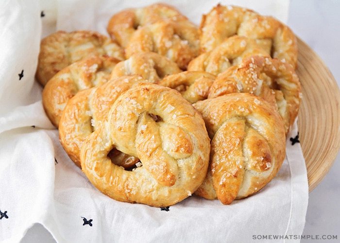 These chewy and soft sourdough pretzels are so delicious, with the perfect pretzel flavor. You won't believe they are homemade!