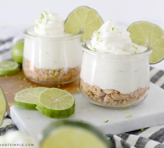 finished key lime parfaits