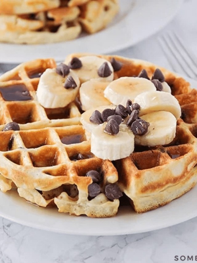 Chocolate Chip Waffles Somewhat Simple