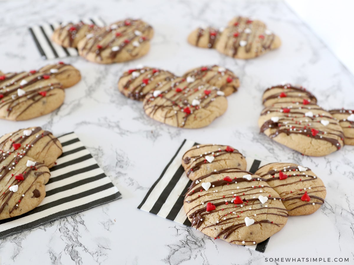 finished chocolate chip mickey cookies