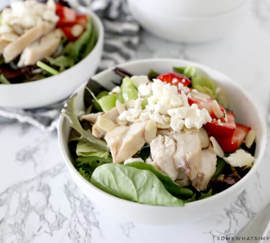 strawberry and chicken salad