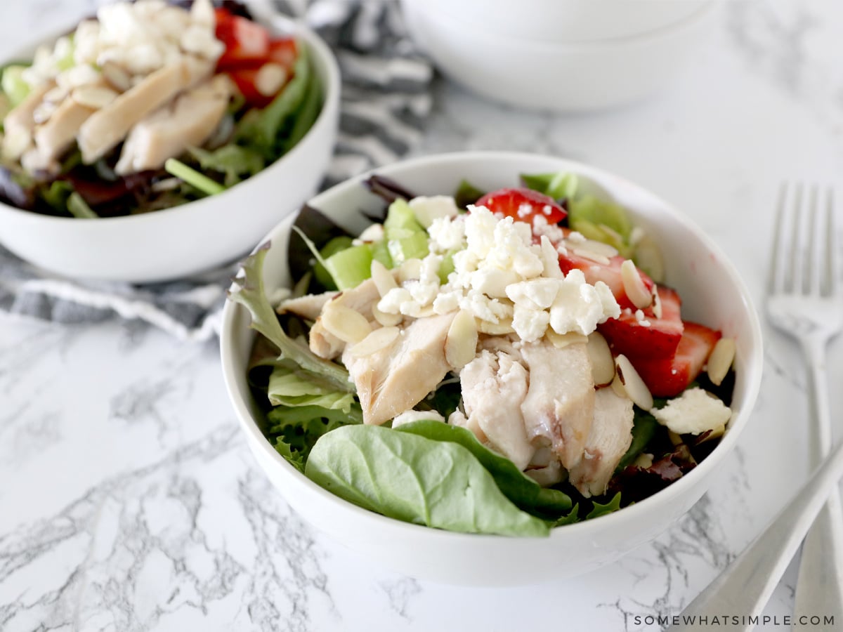 strawberry and chicken salad