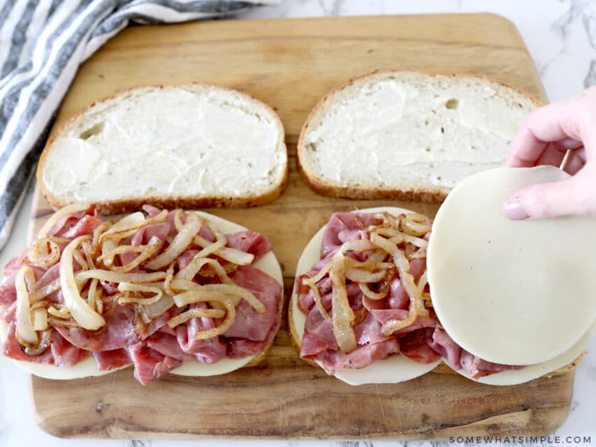 Hot Pastrami Sandwich Recipe from Somewhat Simple