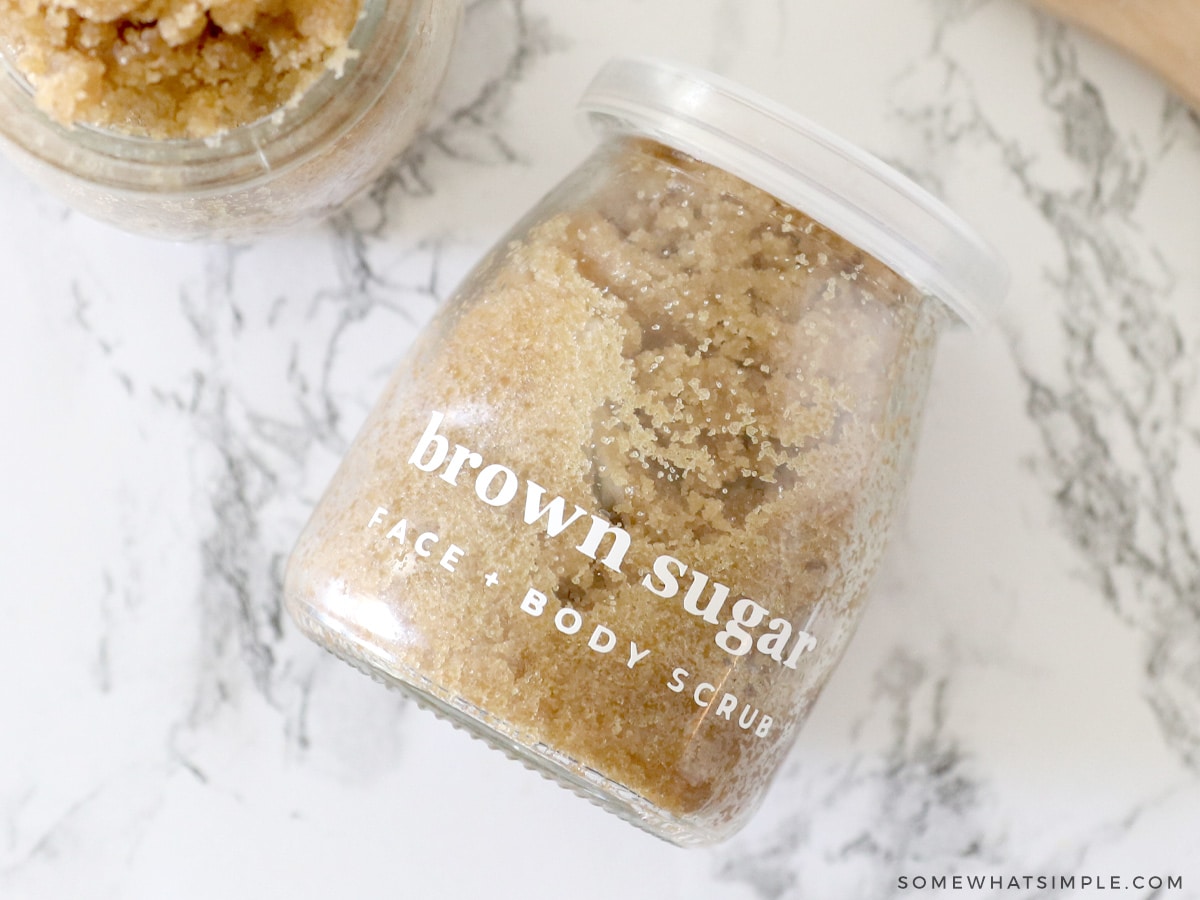 airtight container for sugar scrub