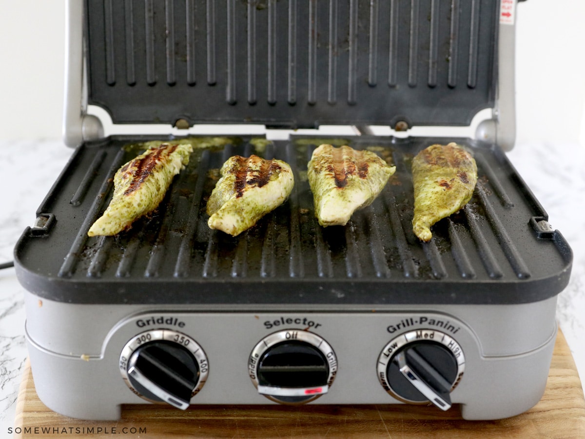 grilling chicken