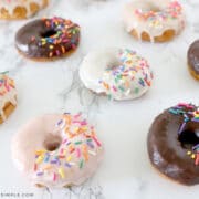 easy donut glaze on top of donuts