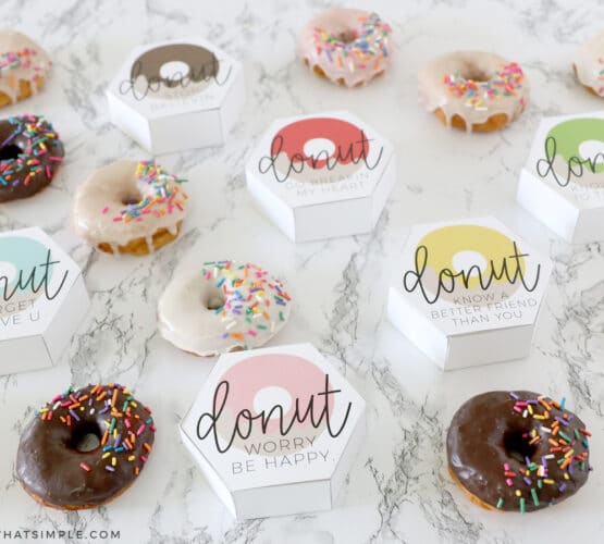 donut thank you gift