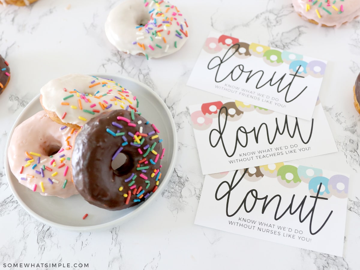 Donut Thank You Printables