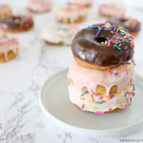 easy donuts made with biscuit dough