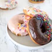 stack of biscuit donuts