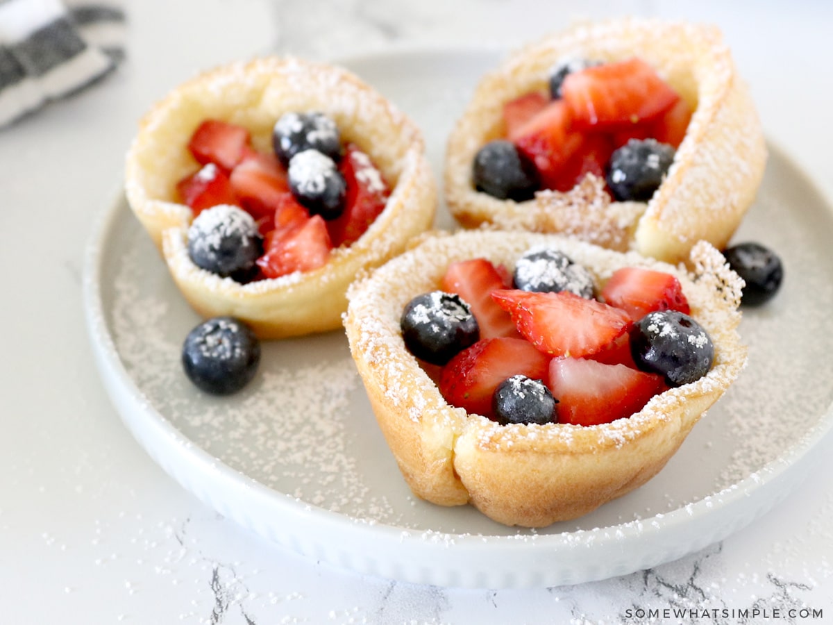 mini dutch baby pancakse