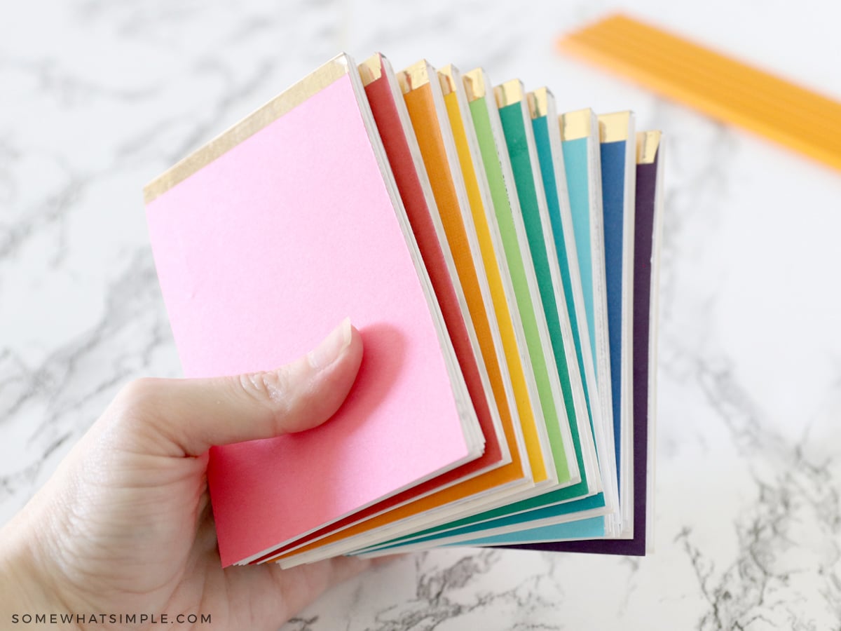 How to assemble and make your own notepads using your own DIY