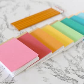 how to make your own paper notepads