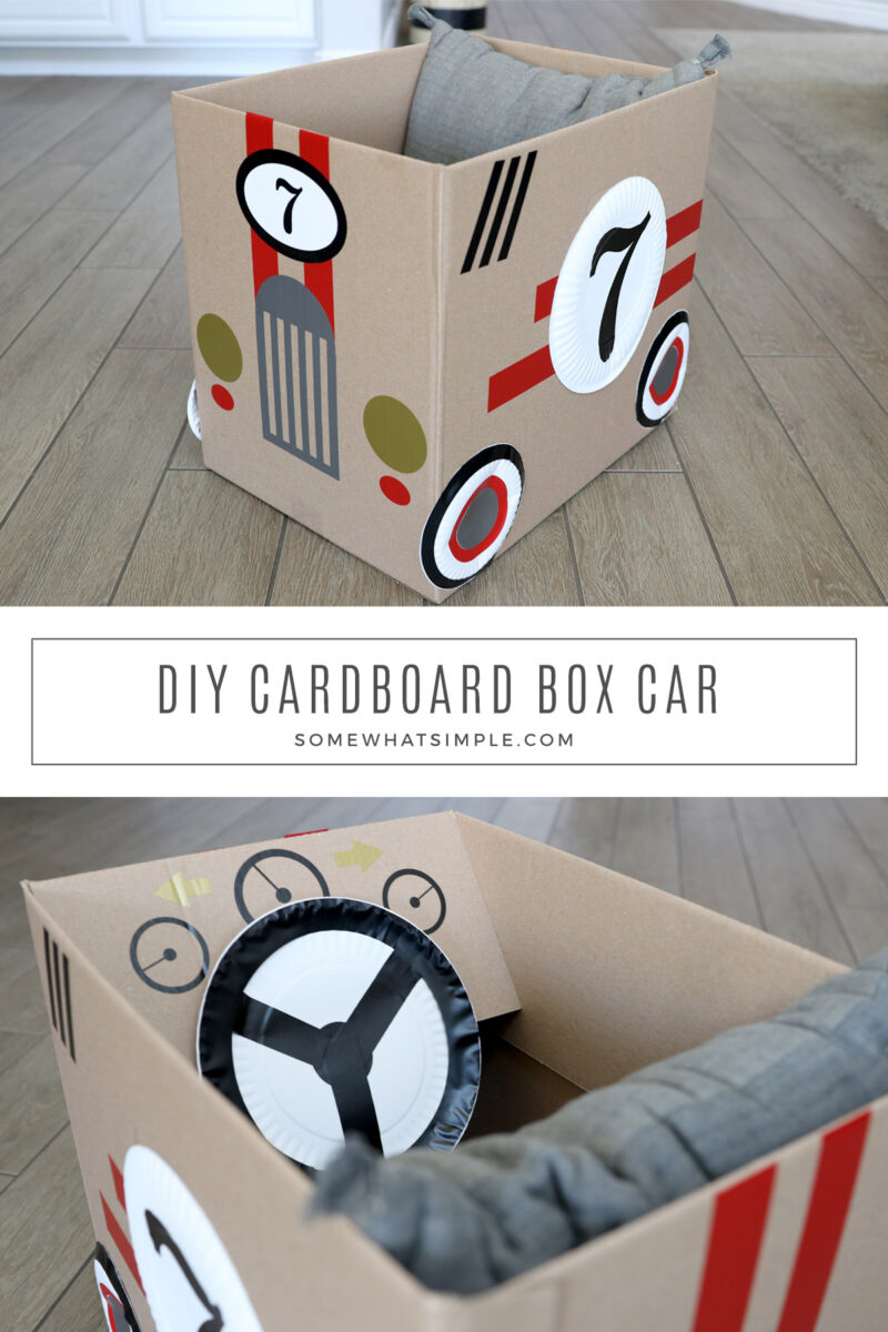 Cardboard box car, Cardboard car, Diy movie night