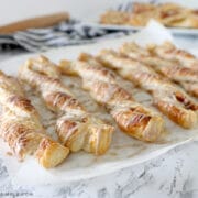 plates filled with pumpkin twists