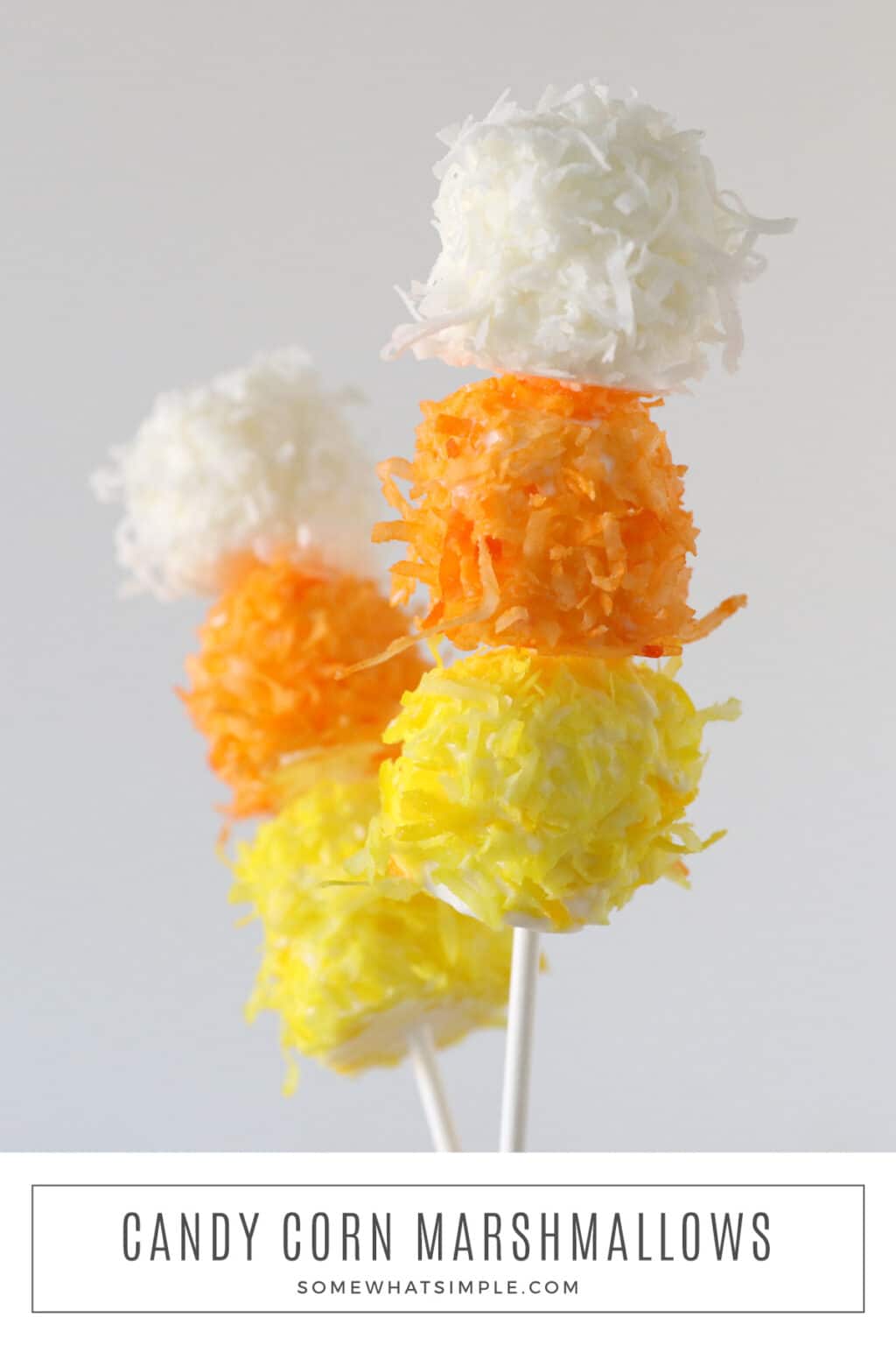 Candy Corn Marshmallows Somewhat Simple