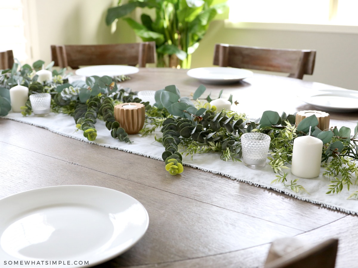 simple fall tablescape