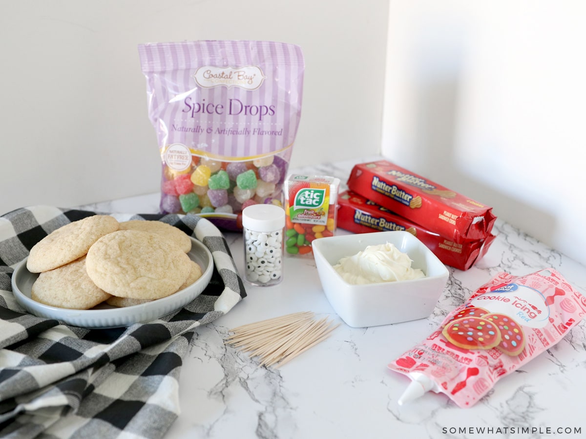 ingredients for turkey cookies