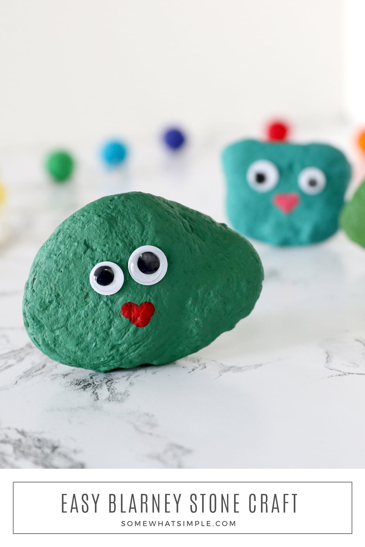 The Blarney Stone is a quick and easy St. Patrick's Day craft for kids that is super simple to make and so much fun! via @somewhatsimple