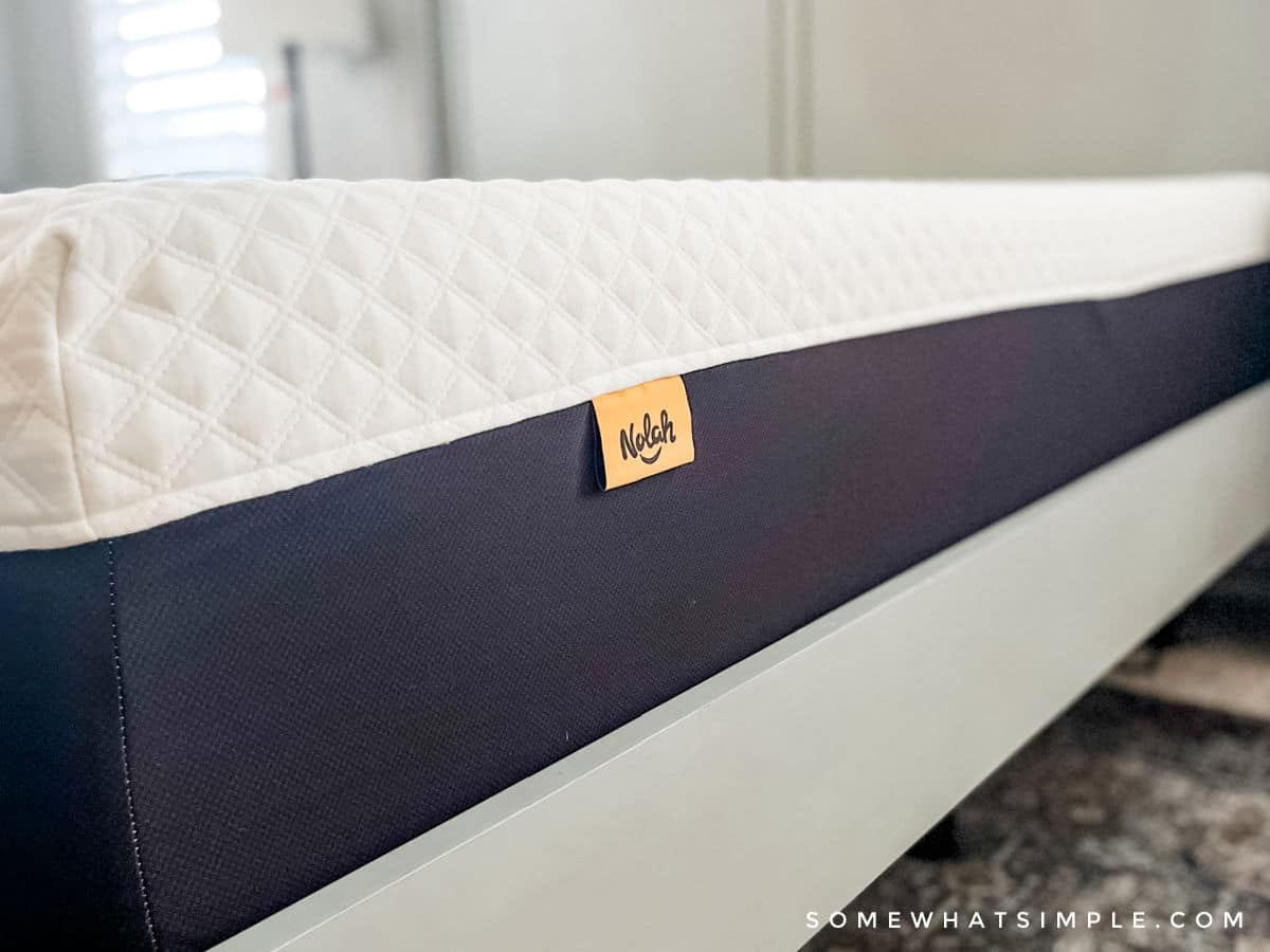 close up of a nolah mattress