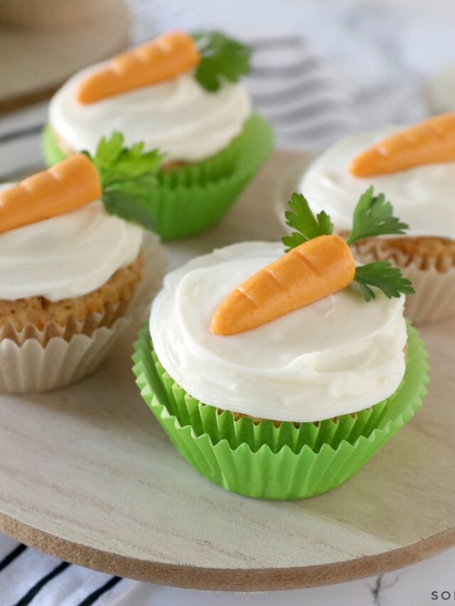 Easy Carrot Cake Cupcakes Somewhat Simple