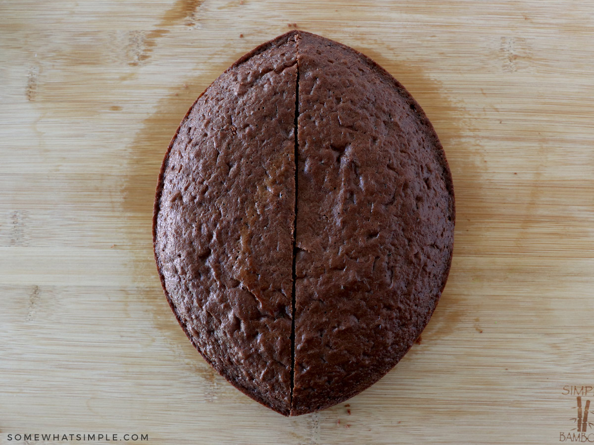 Easy Football Cake - Somewhat Simple